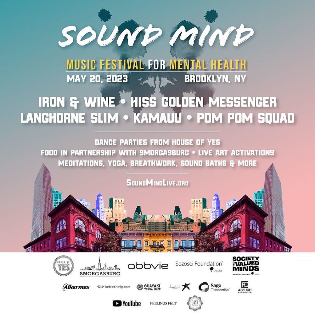 Sound Mind for Mental Health Announces 2023 Lineup Featuring Iron