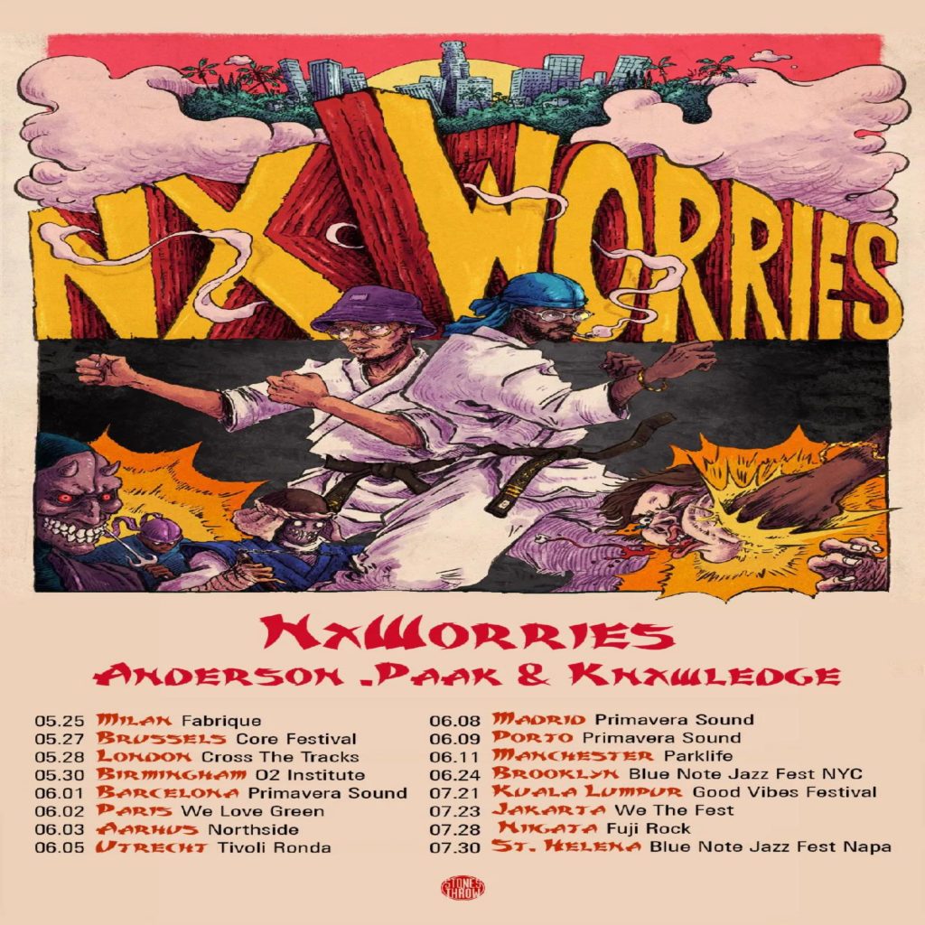 anderson paak knxwledge tour