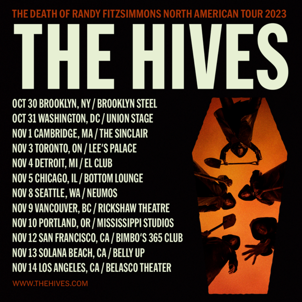 hives uk tour 2023