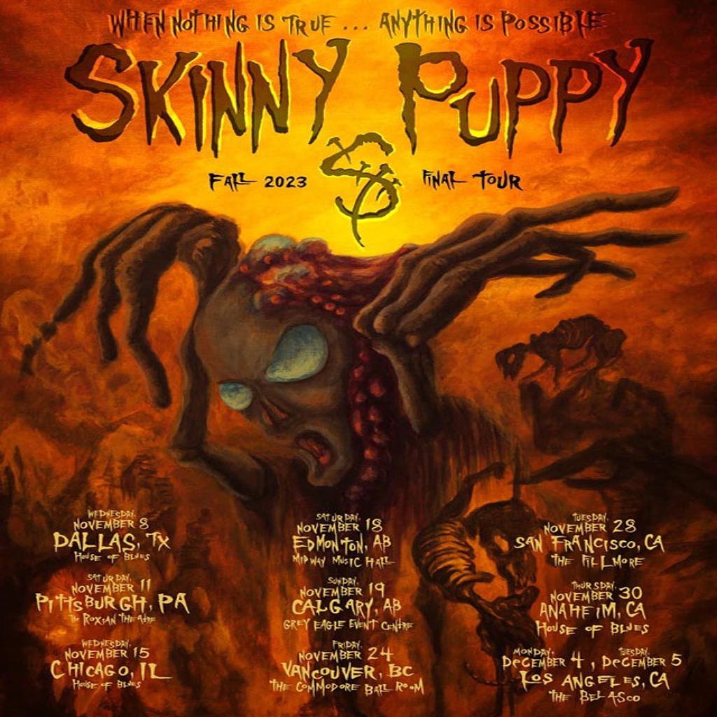 Skinny Puppy Announces Fall/Winter 2023 Final Tour Dates mxdwn Music