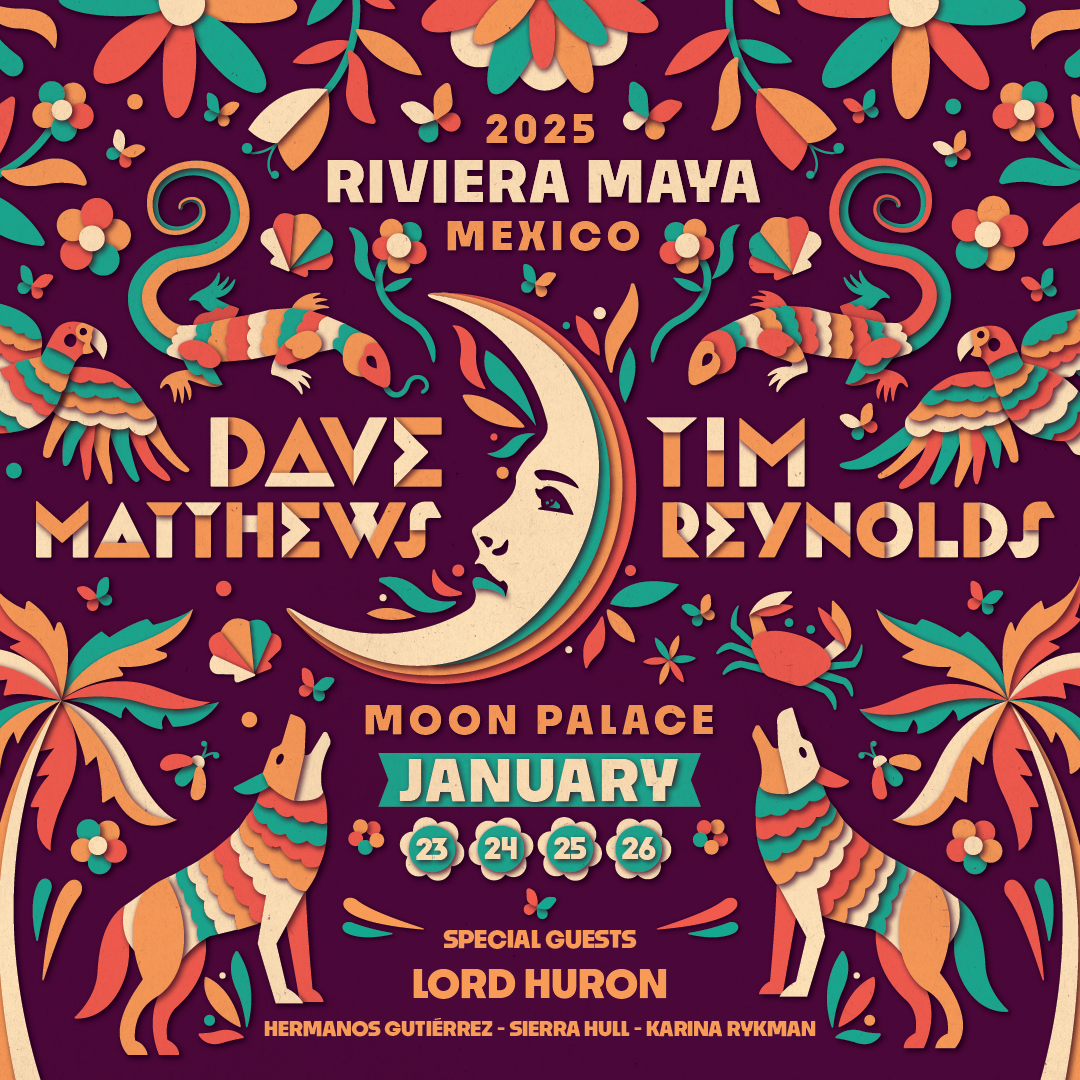 Dave Matthews & Tim Reynolds Announce Riviera Maya Festival 2025 Lineup