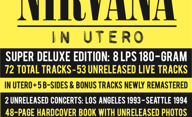Nirvana In Utero (30th Anniversary) 180g LP & 10 Vinyl