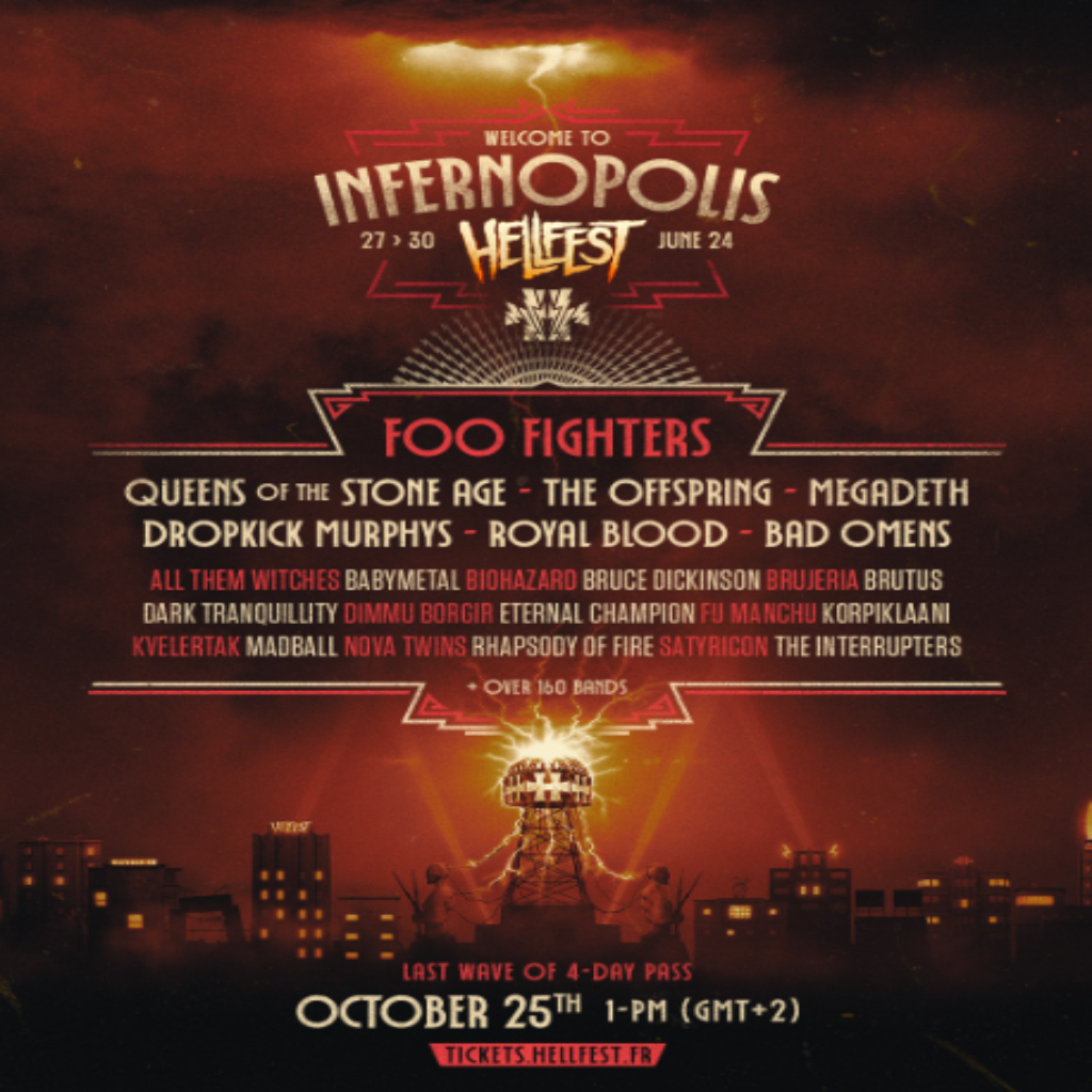 Hellfest Announces 2024 Lineup Featuring Foo Fighters, Queens Of The