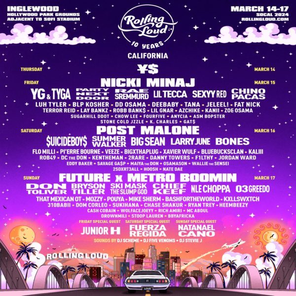 Rolling Loud California Announce 2024 Lineup Featuring Post Malone, Lil ...