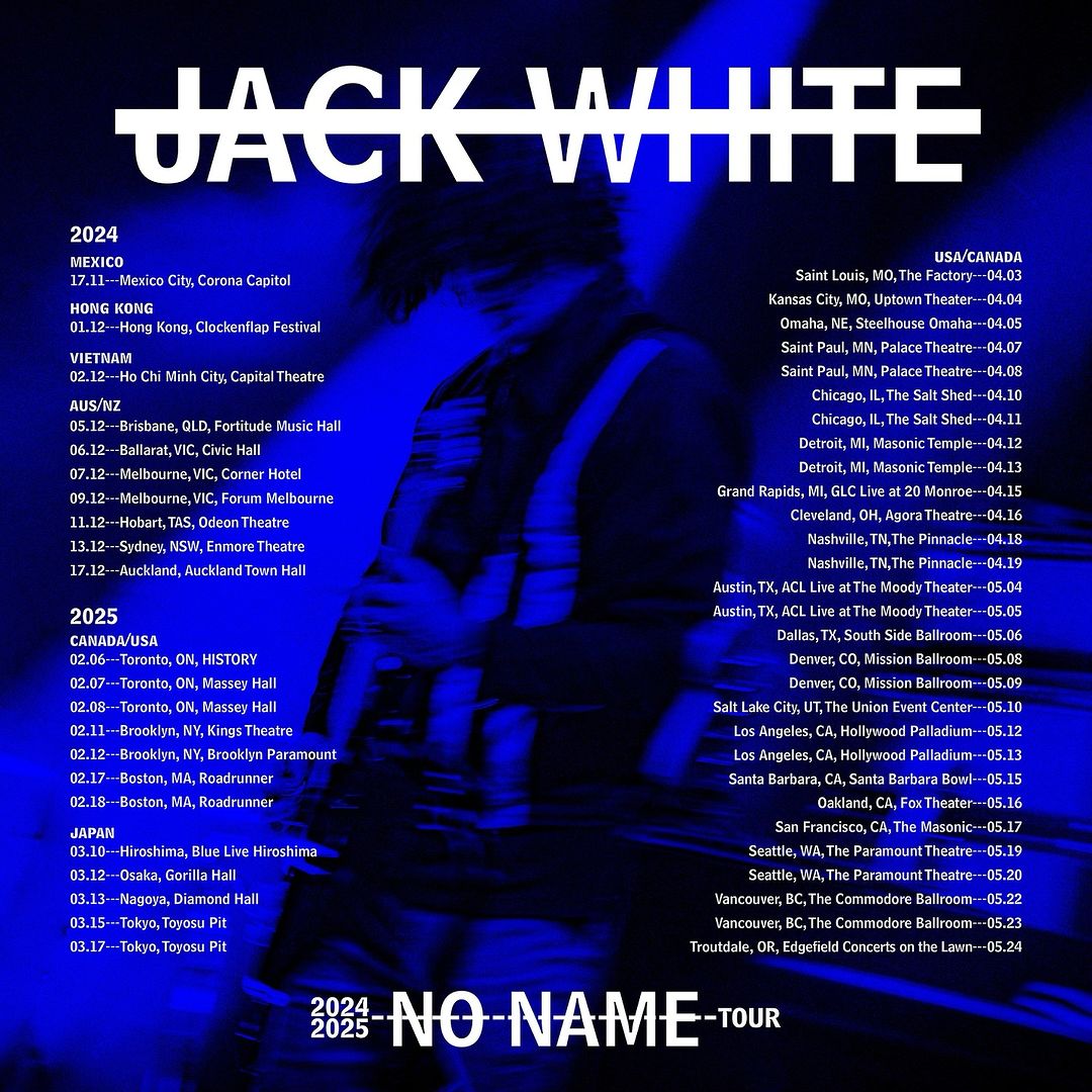 Jack White’s No Name Tour is coming to Kings Theatre & Brooklyn Paramount on February 11th and 12th