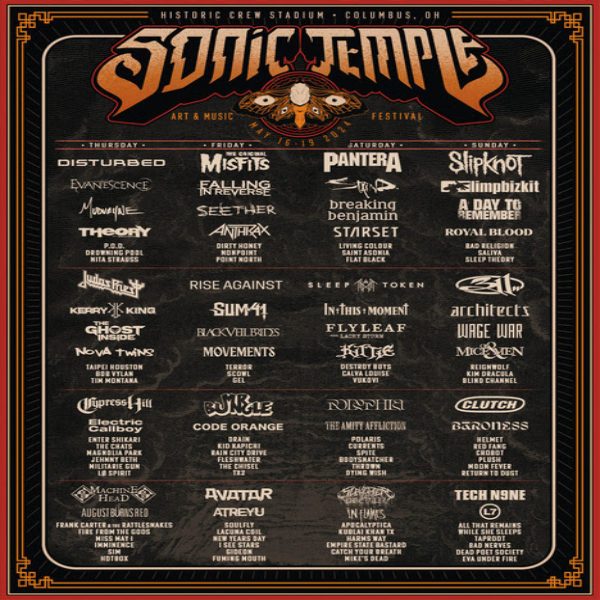 Sonic Temple Festival 2024 Lineup Nady Auberta