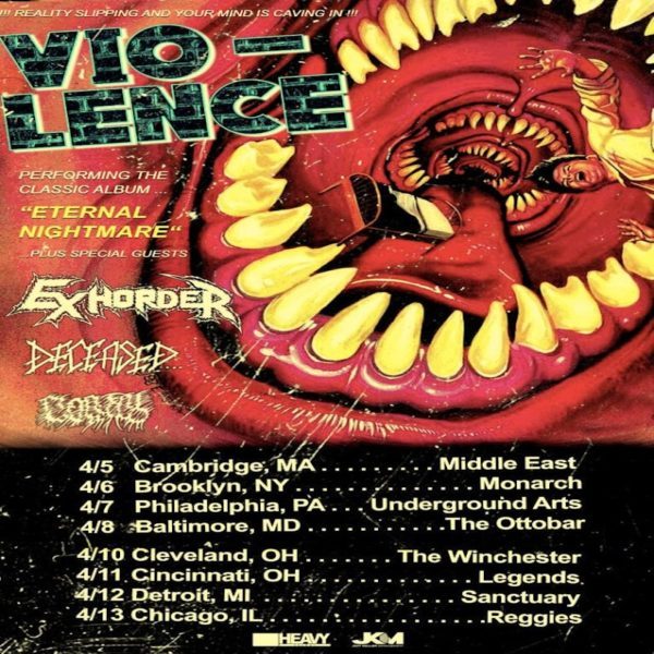 Vio-lence Announce Spring 2024 U.S. Tour Dates Featuring Full 