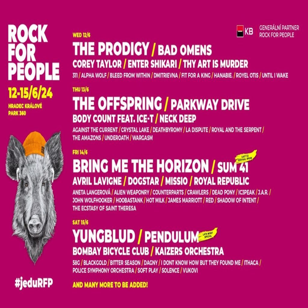 Rock For People Announces 2024 Lineup Featuring Wargasm Enter Shikari   Rock For People Poster 2024 1024x1024 