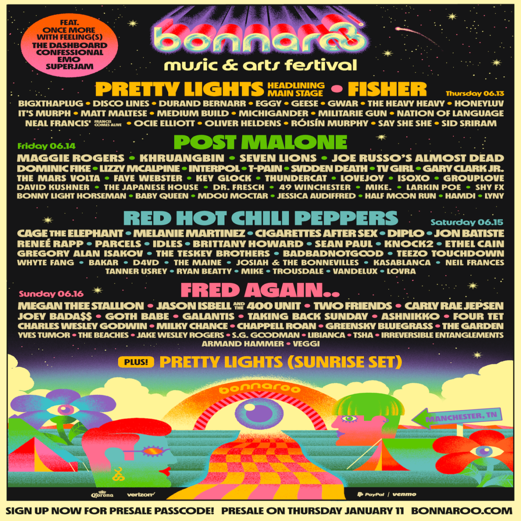 Bonnaroo Announces 2024 Lineup Featuring Maggie Rogers, GWAR, IDLES