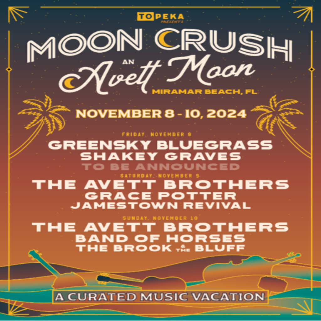 Moon Crush "Avett Moon" 2024 Lineup Announced Featuring The Avett