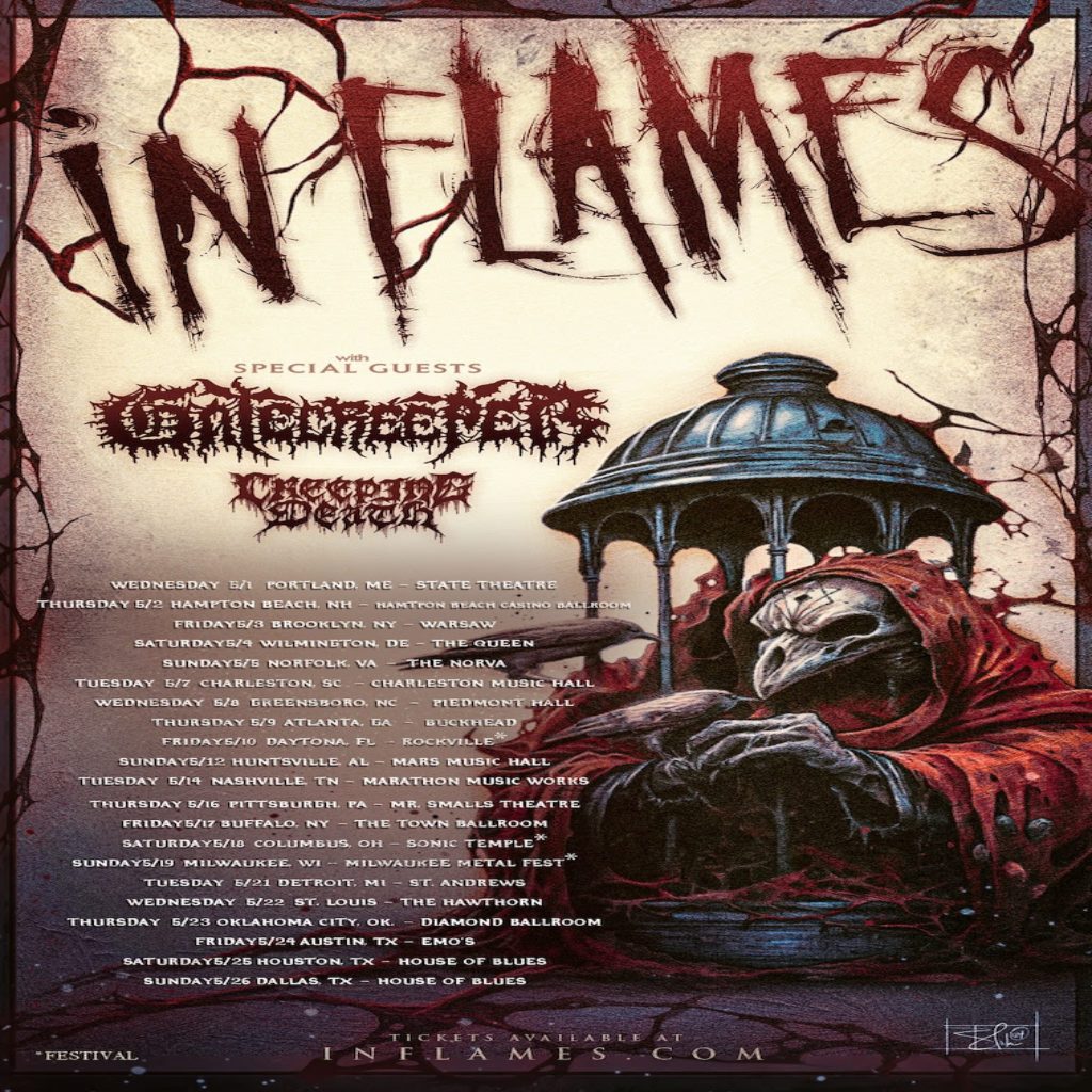 In Flames Announces Spring 2024 U.S. Tour Dates With Creeping Death ...