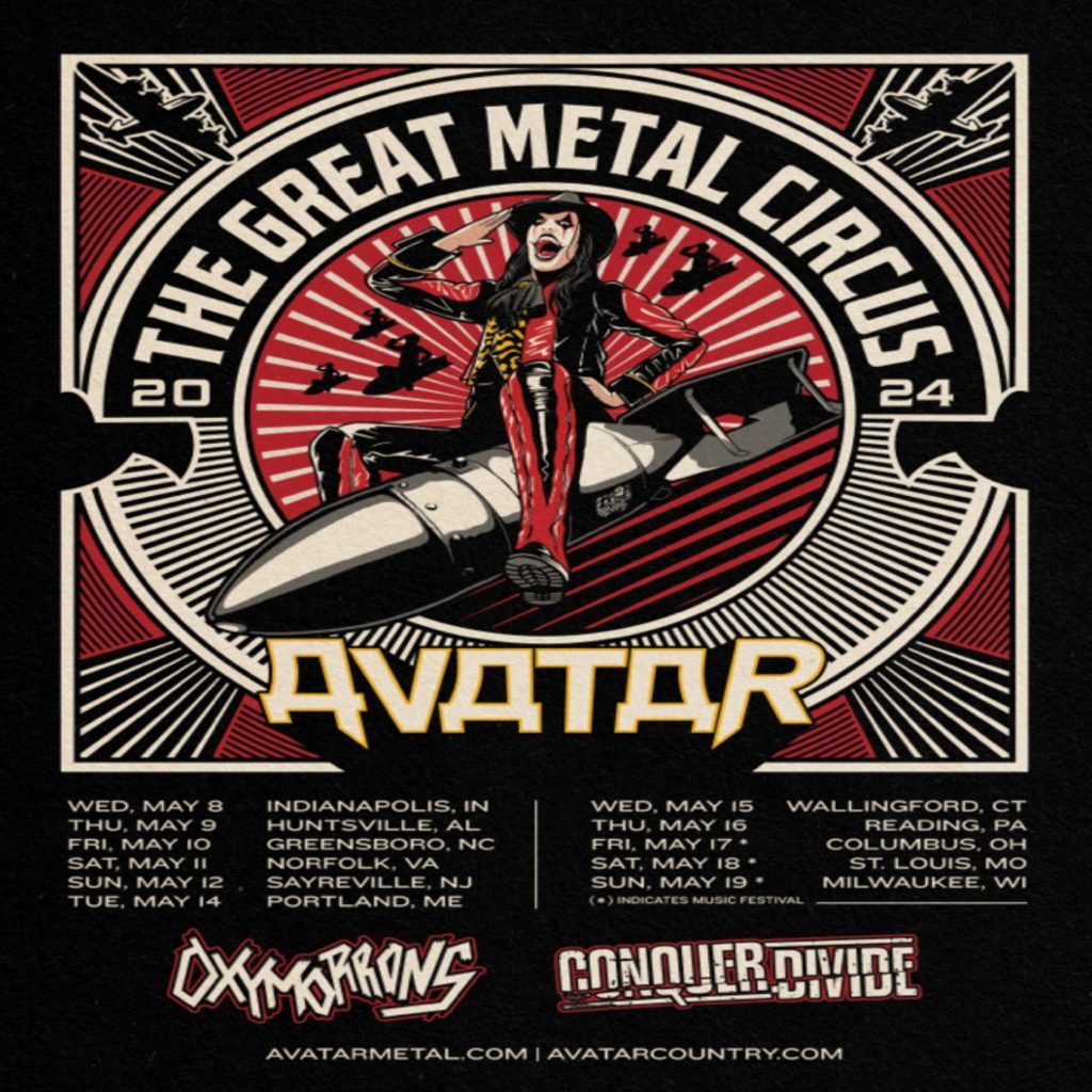Avatar Announce Spring 2024 U.S. Tour Dates mxdwn Music