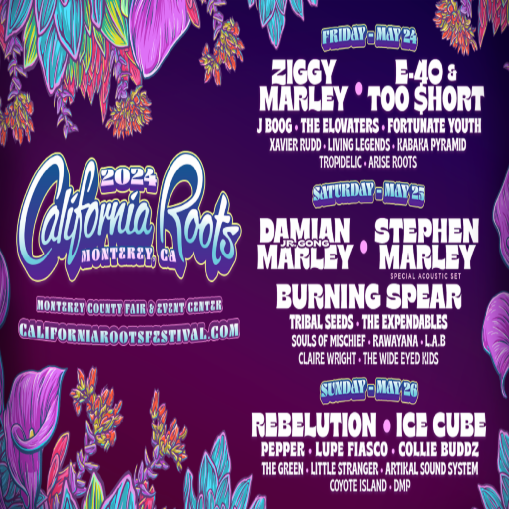 Cali Roots Announce 2024 Lineup Featuring Stephen Marley, Damien Marley ...