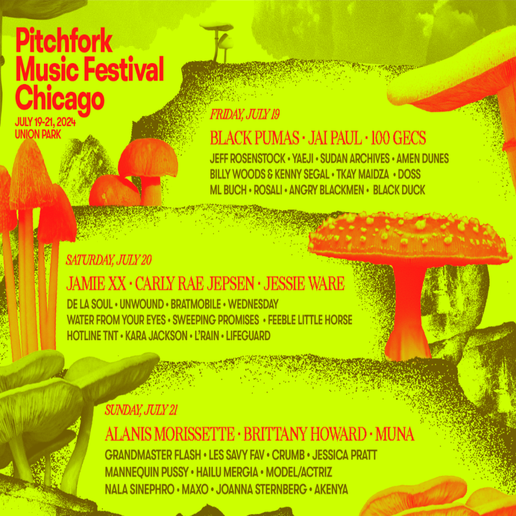 Pitchfork Music Festival Chicago Announces 2024 Lineup Featuring