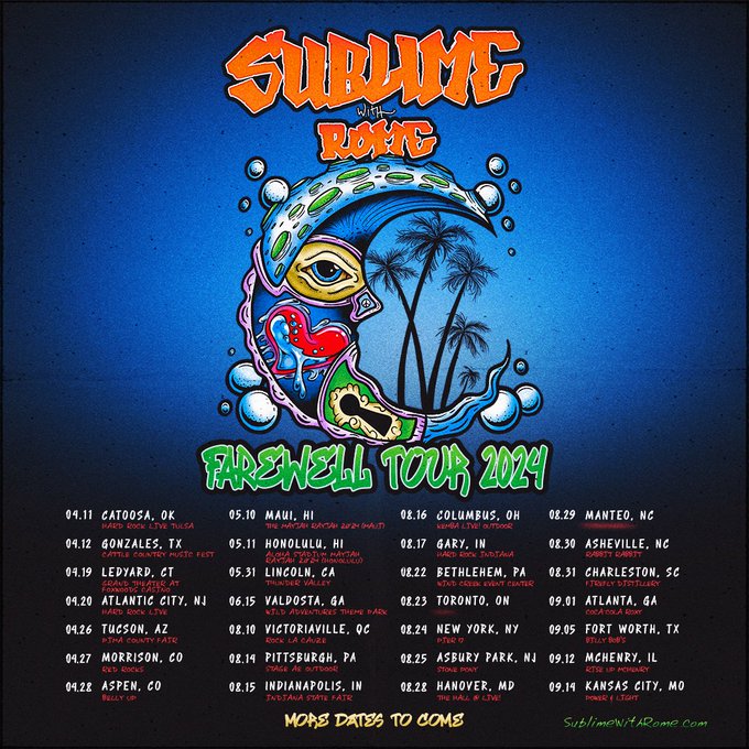 Sublime With Rome Announces Spring Summer 2024 Farewell North   Sublime With Rome Farewell Tour 2024 