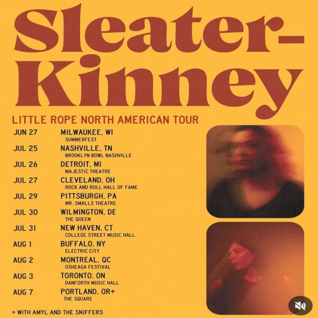 Sleater-Kinney Announce Summer 2024 U.S. Tour Dates - Mxdwn Music