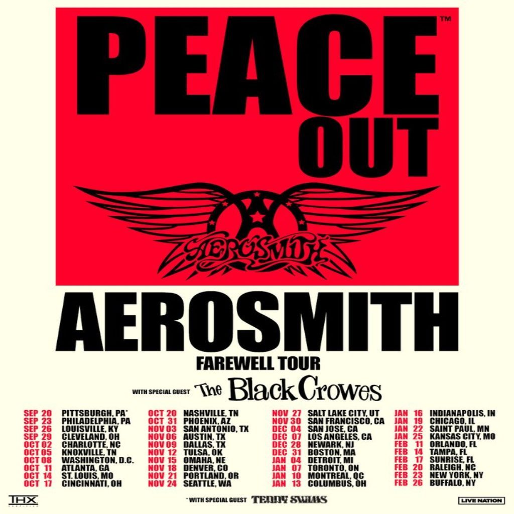 Aerosmith Announce Rescheduled Farewell 2024 & 2025 North American Tour