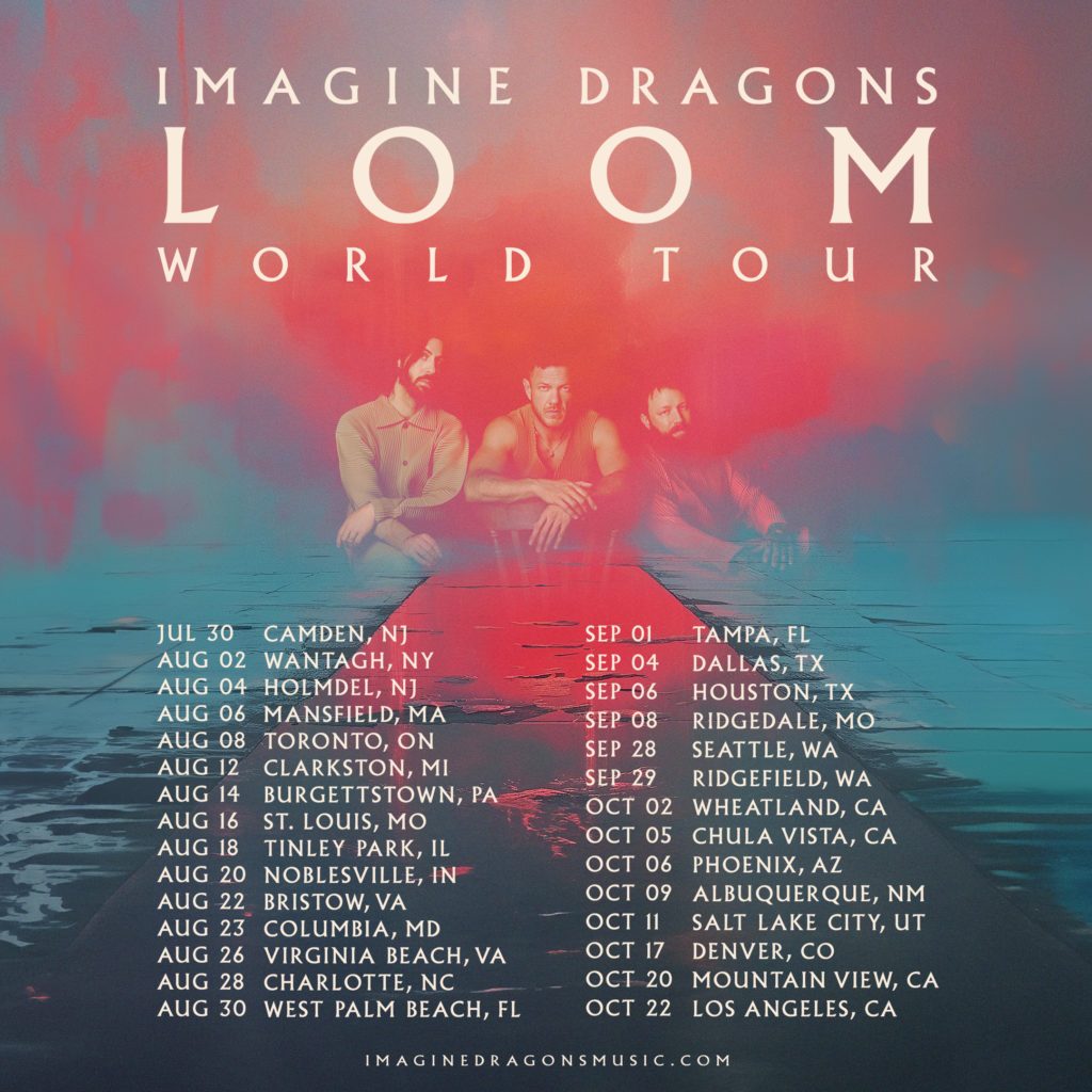 Imagine Dragons Tour 2024 Uk Dates Mercy Starlin