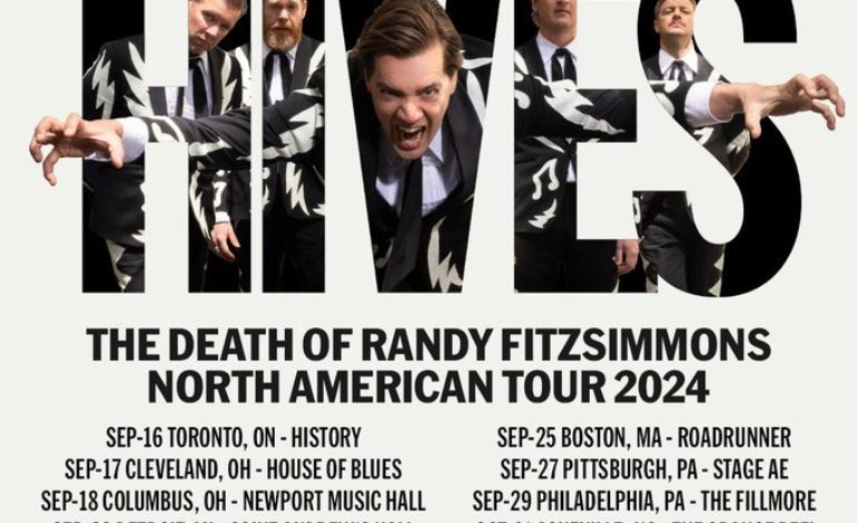 The Hives are playing at Kings Theatre in Brooklyn on September 24th