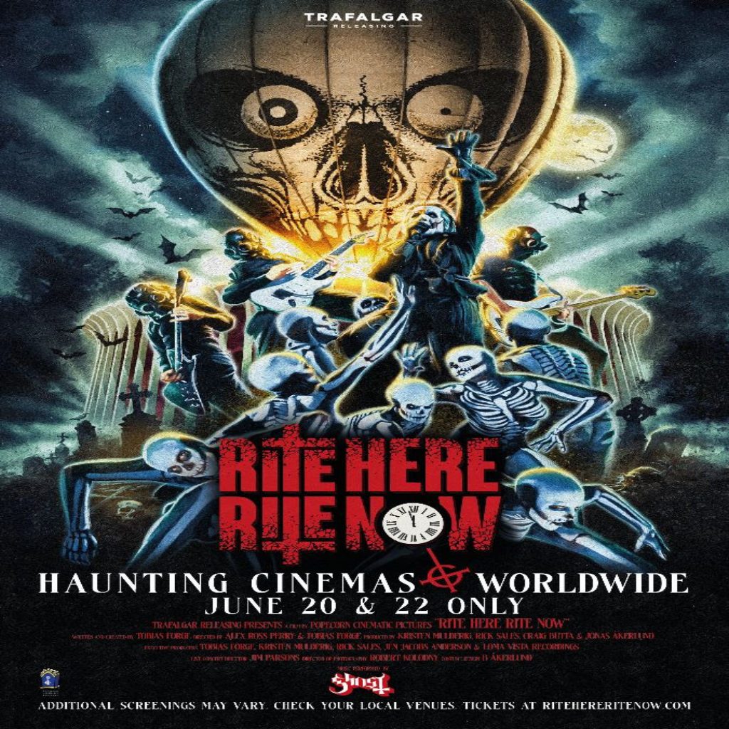 Ghost Announce Forthcoming Concert Film Rite Here Right Now In Theatres ...