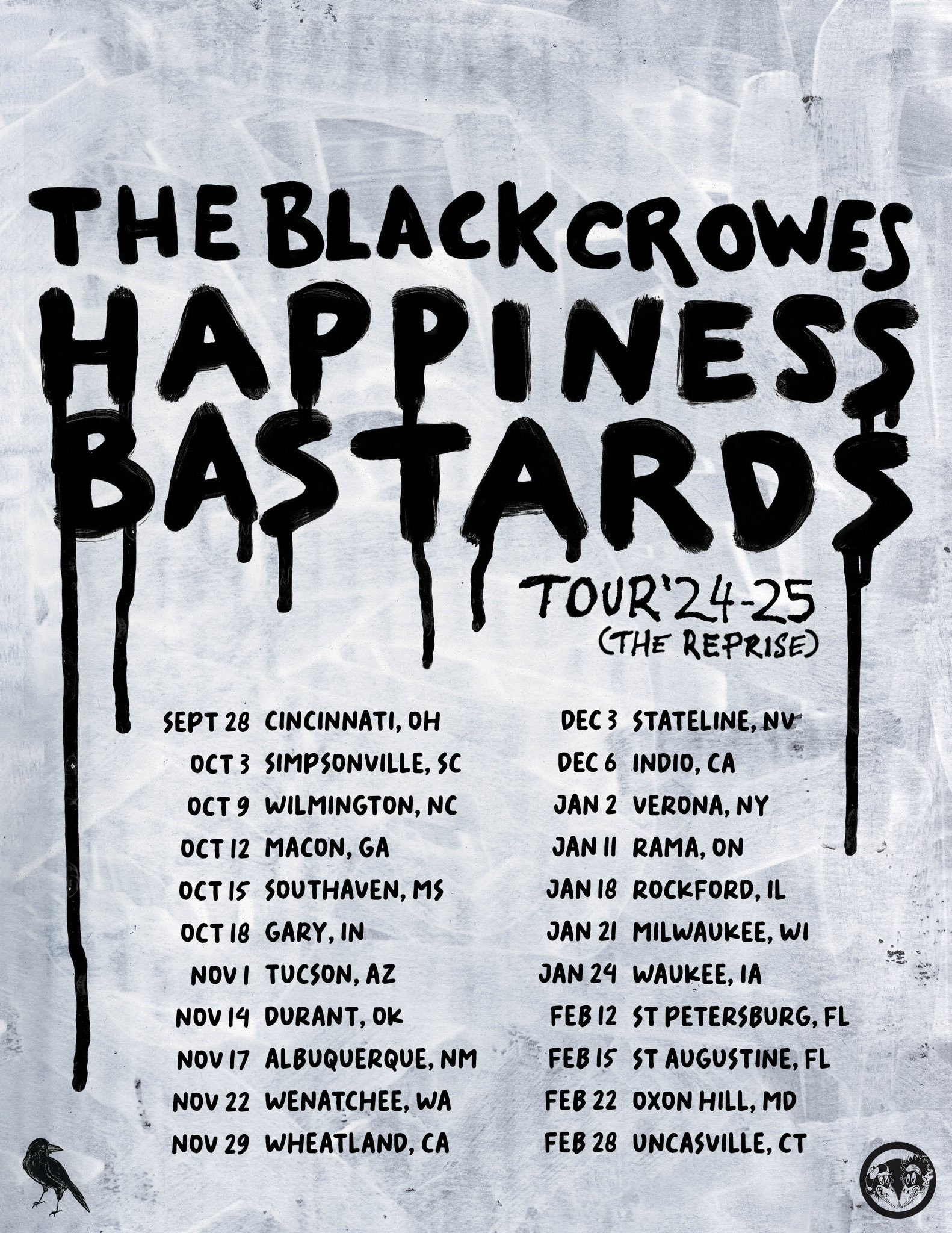 The Black Crowes are bringing Happiness Bastards to Capitol Theatre on December 21st and 22nd