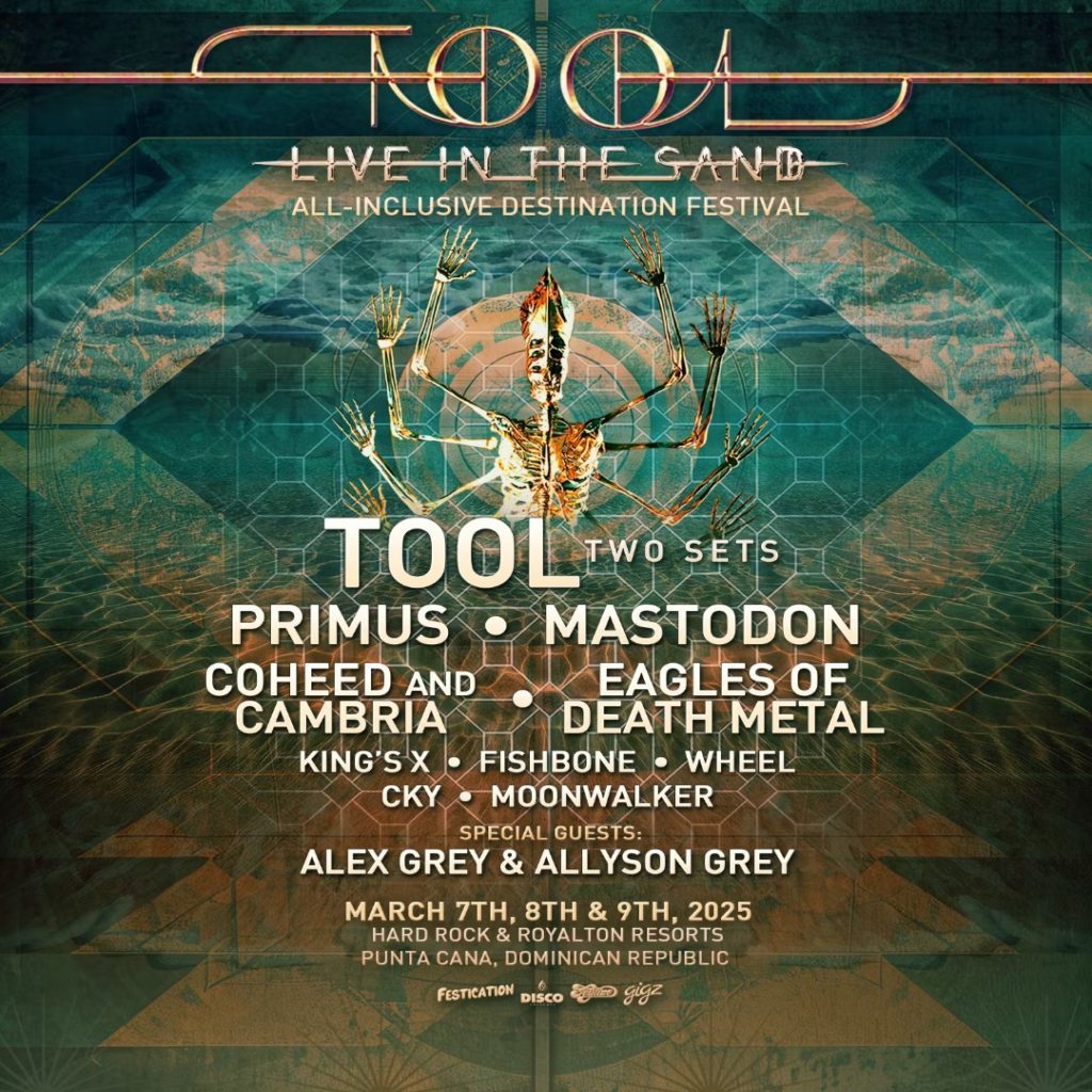 Tool Live In The Sand Announce 2025 Lineup Featuring Mastodon, Coheed ...