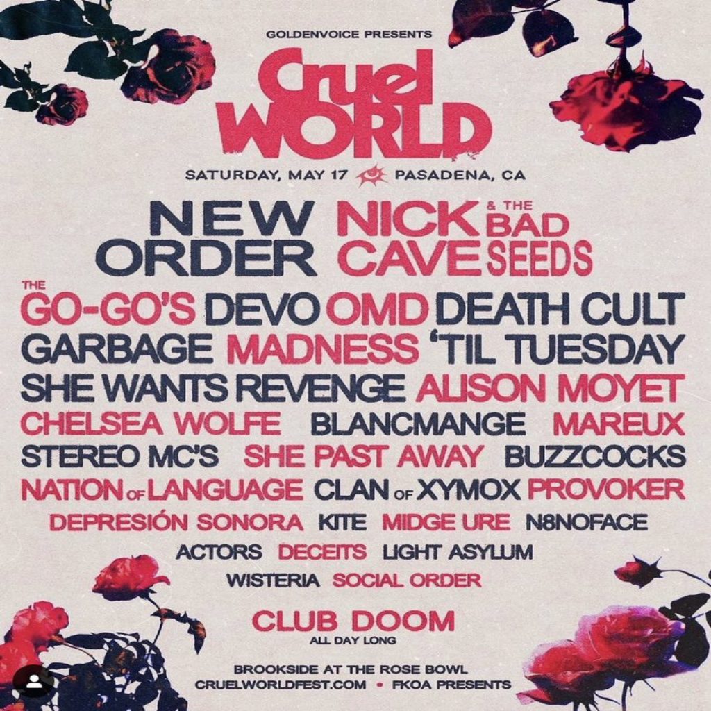 Cruel World Announces 2025 Lineup Featuring Chelsea Wolfe, Nick Cave