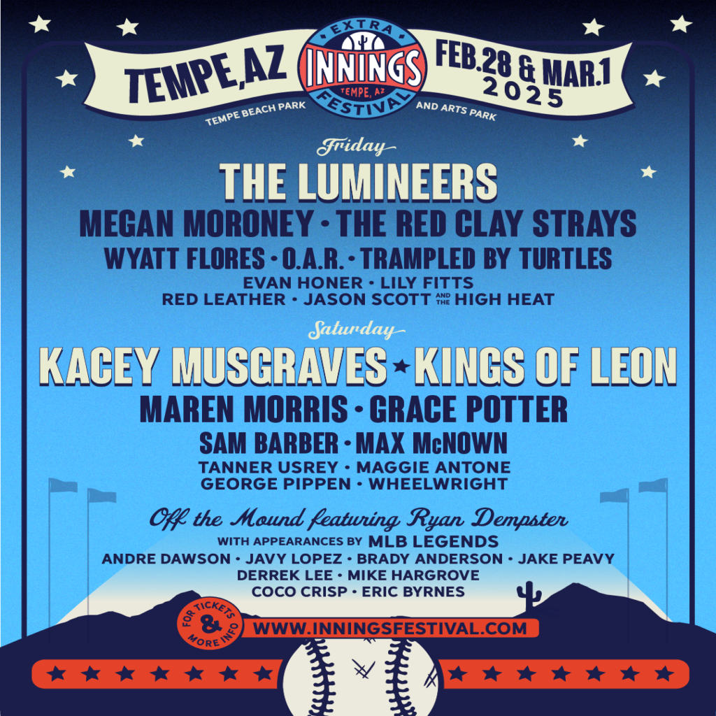 Extra Innings Festival Announces 2025 Lineup Featuring Kacey Musgraves