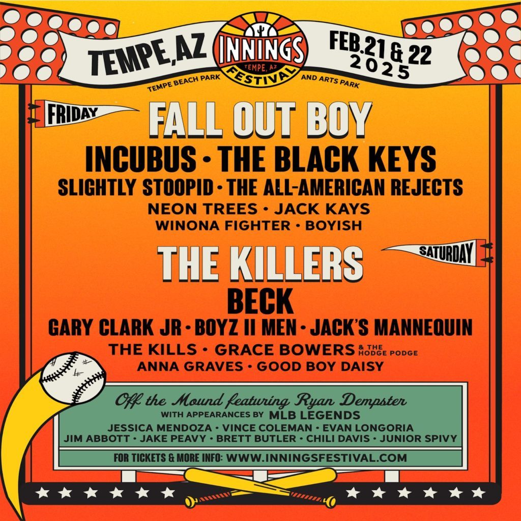 Innings Festival Announces 2025 Lineup Featuring Fall Out Boy, The