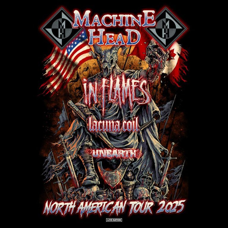 Machine Head and In Flames Announce 2025 North American Tour Dates with