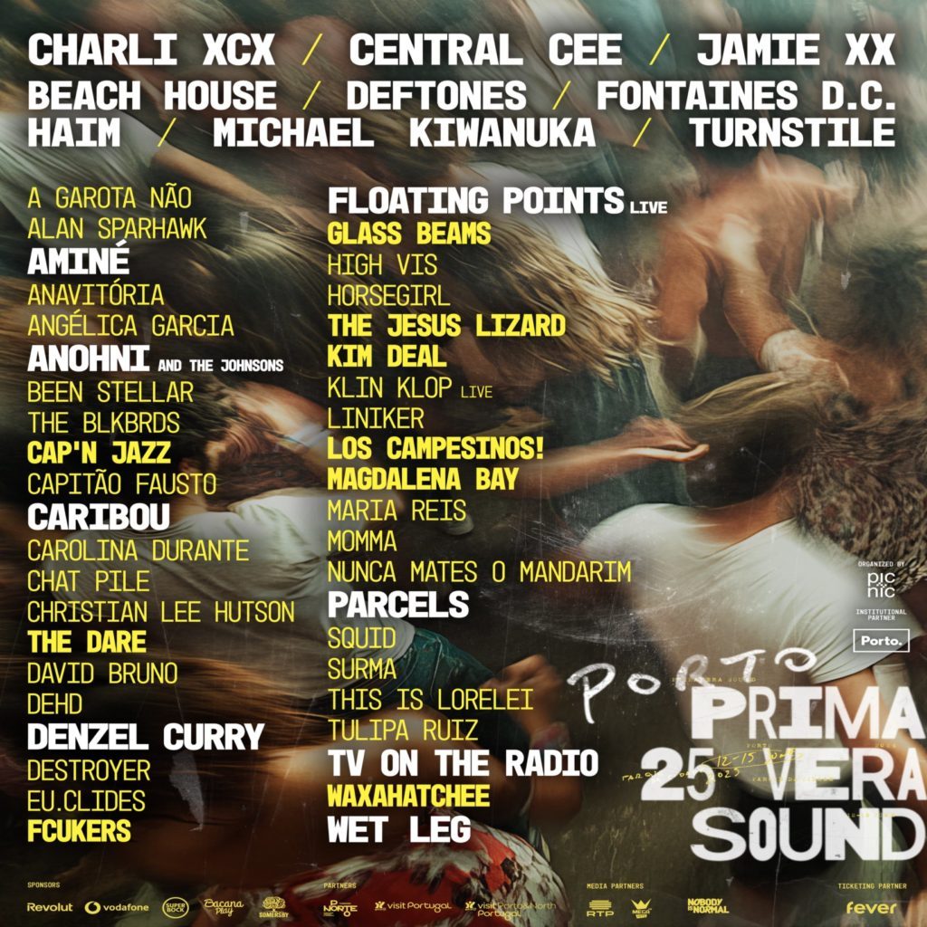 Primavera Sound Porto Announces 2025 Lineup Featuring Charli XCX, Deftones, TV On The Radio