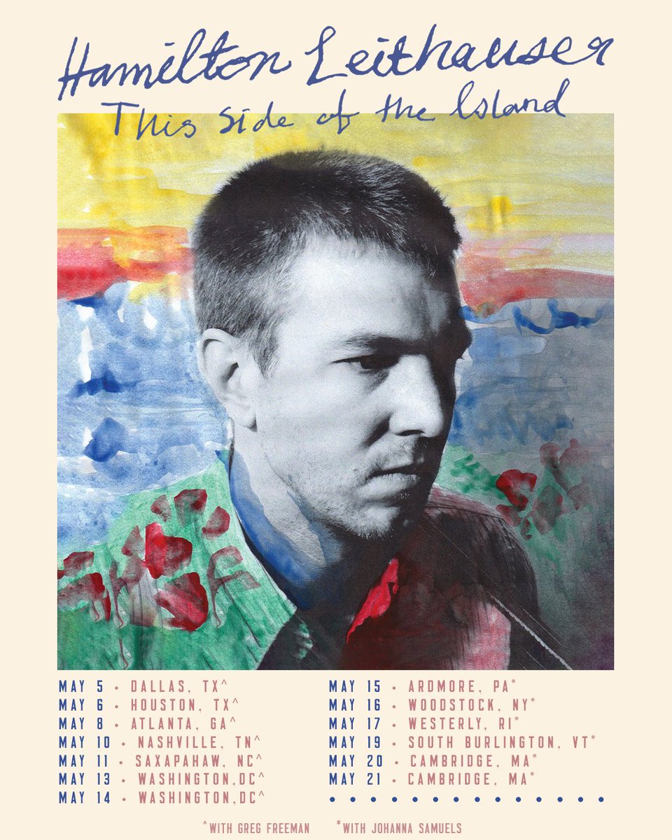 Hamilton Leithauser has a residency set at Cafe Carlyle from March 6th to March 29th