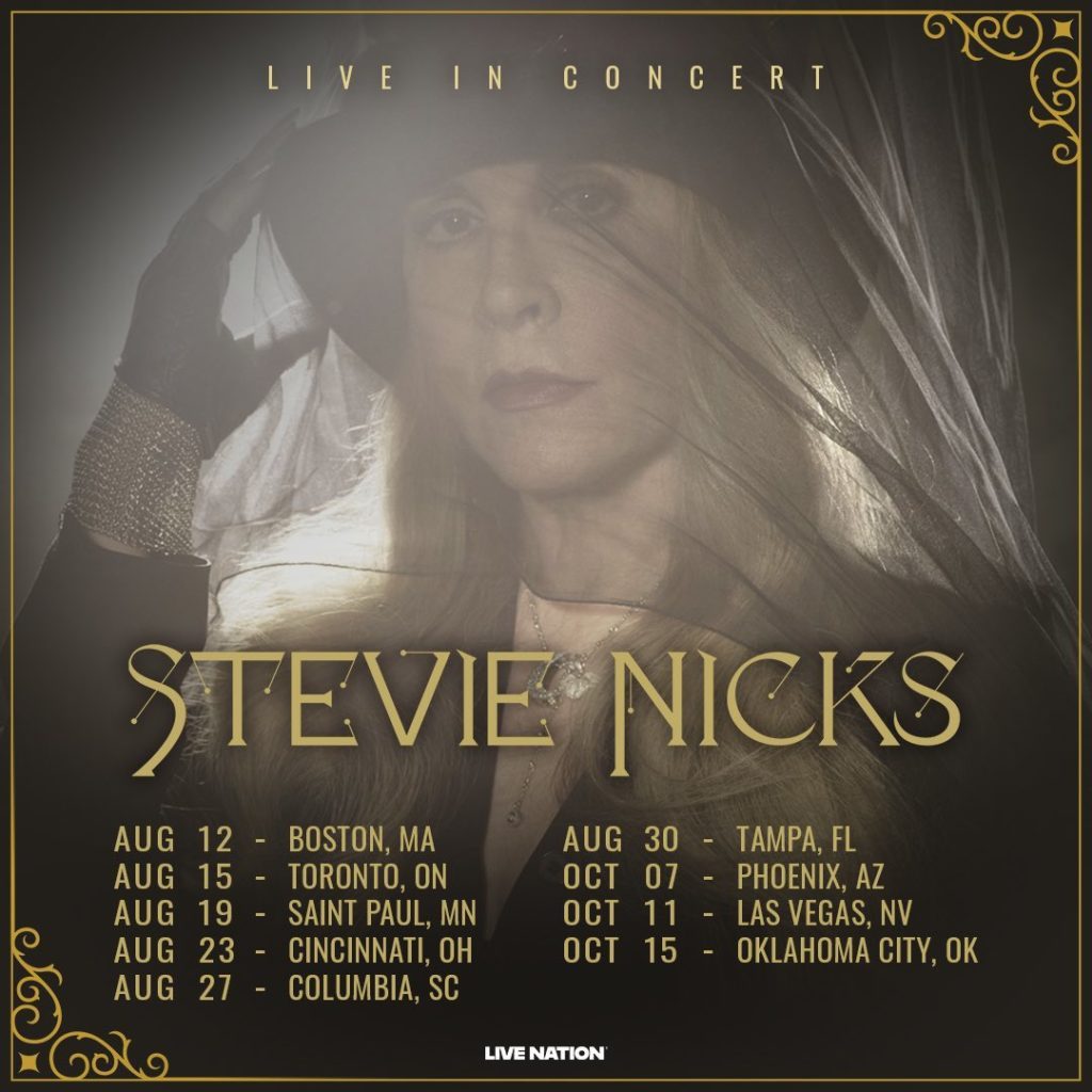 Stevie Nicks Announces Summer & Fall 2025 North American Tour Dates