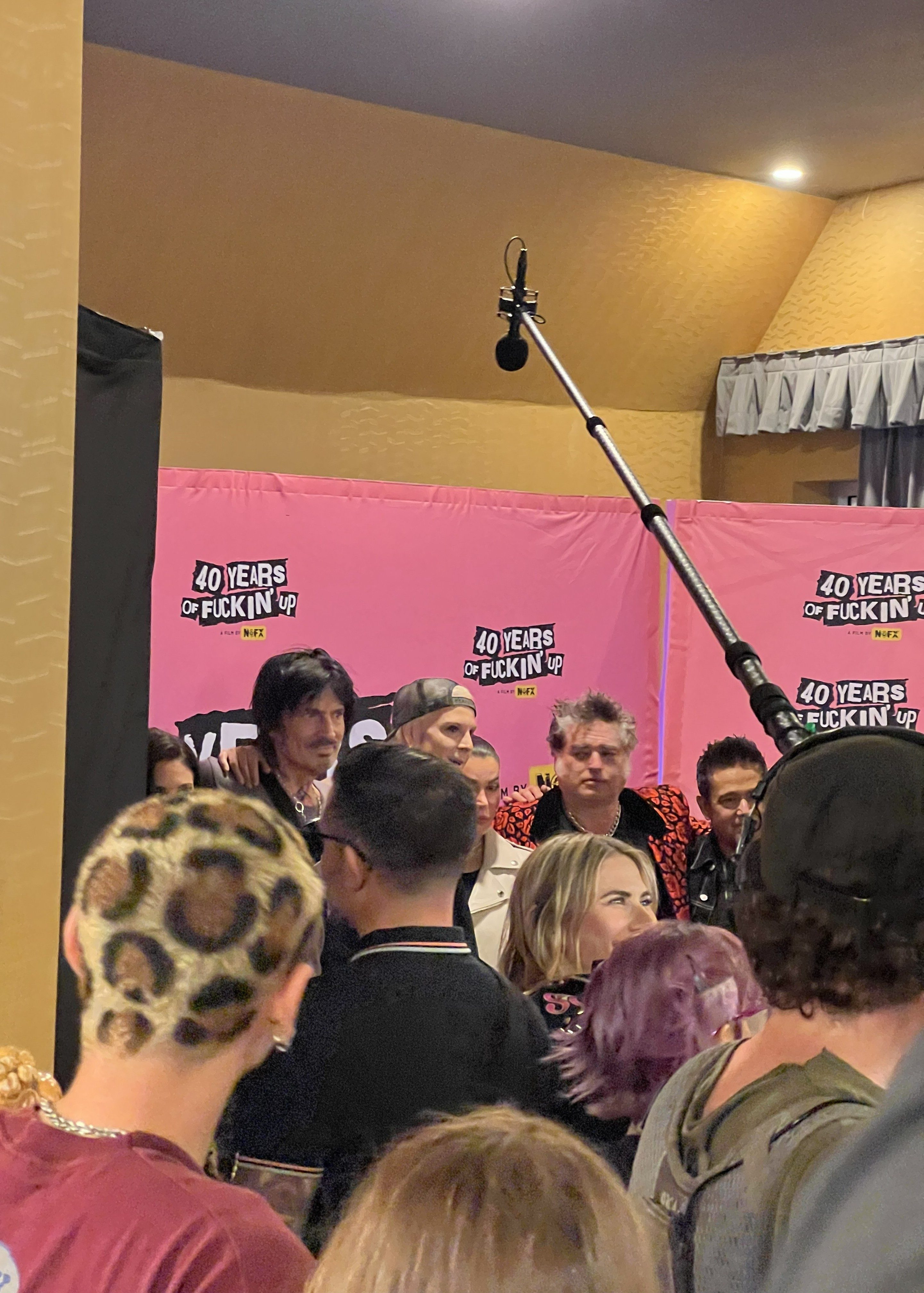 NOFX LA Premiere '40 Years Of F***in' Up' At The Nuart Theatre With Star-Studded Audience