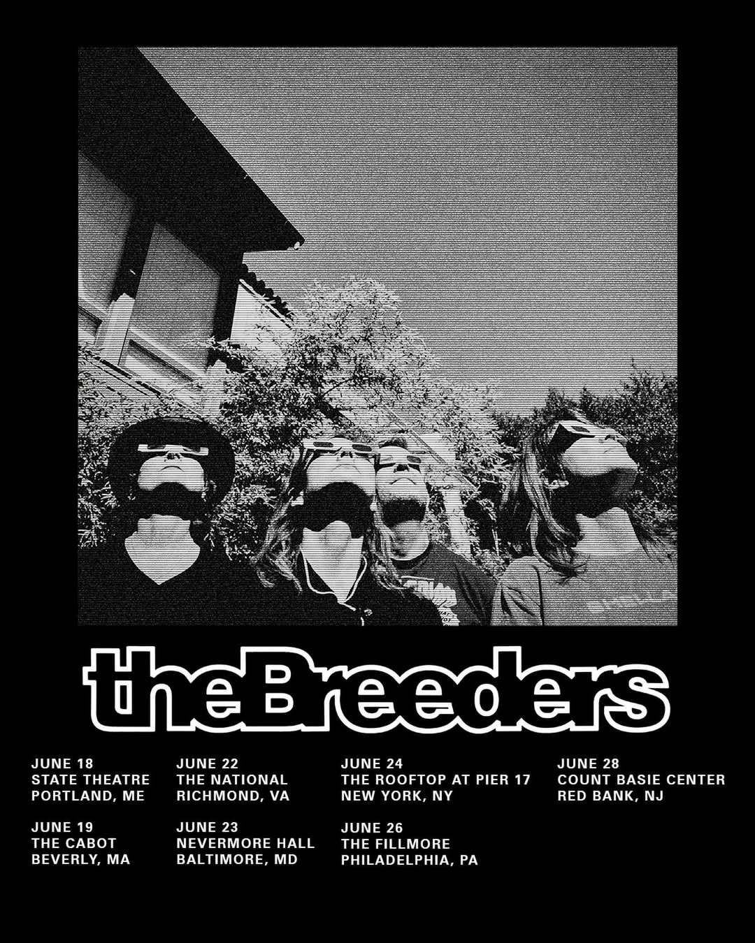 The Breeders at The Rooftop at Pier 17 on June 24th
