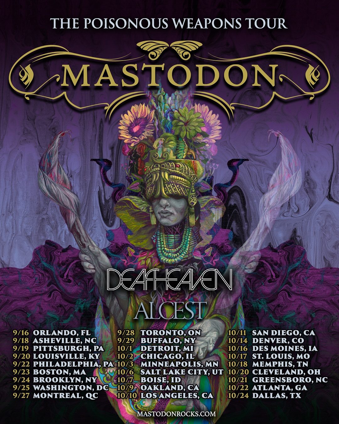 Mastodon At The Hollywood Palladium On October 10th