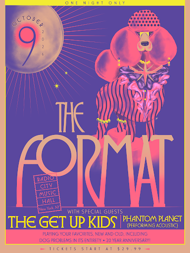 The Format at Radio City Music Hall on October 9th