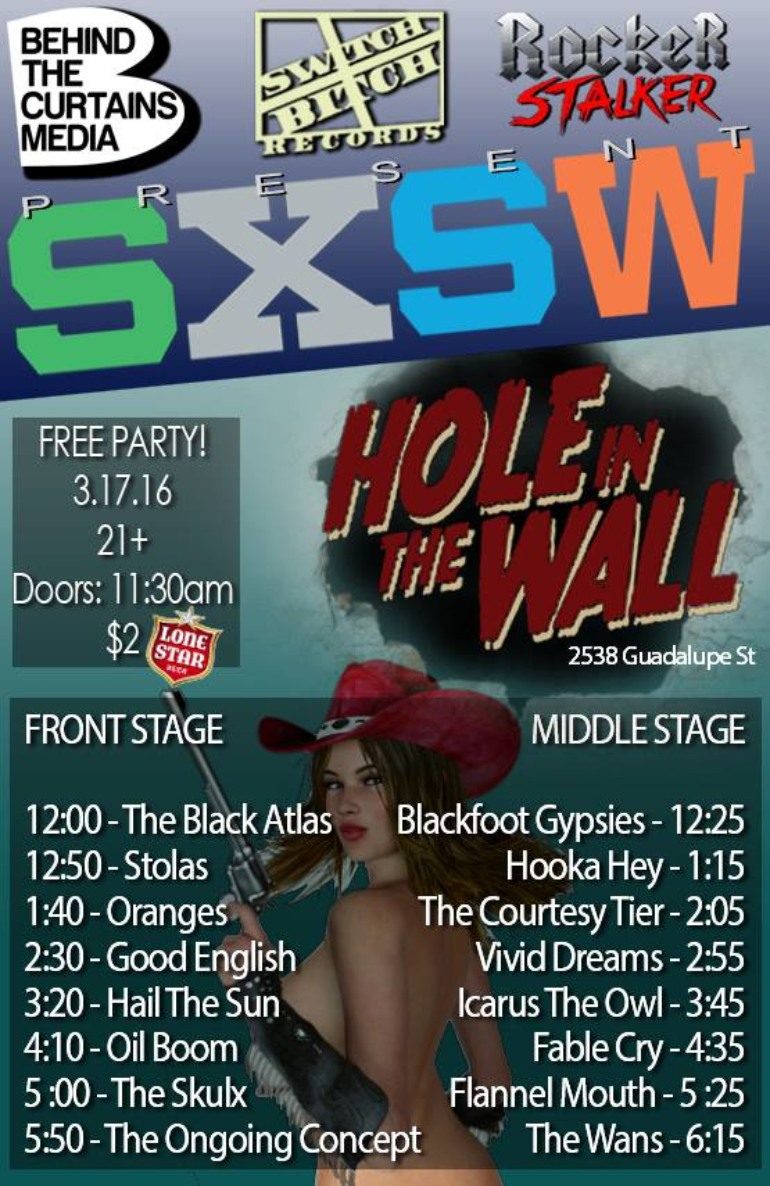 Hole in the Wall SXSW 2016 Day Party Announced