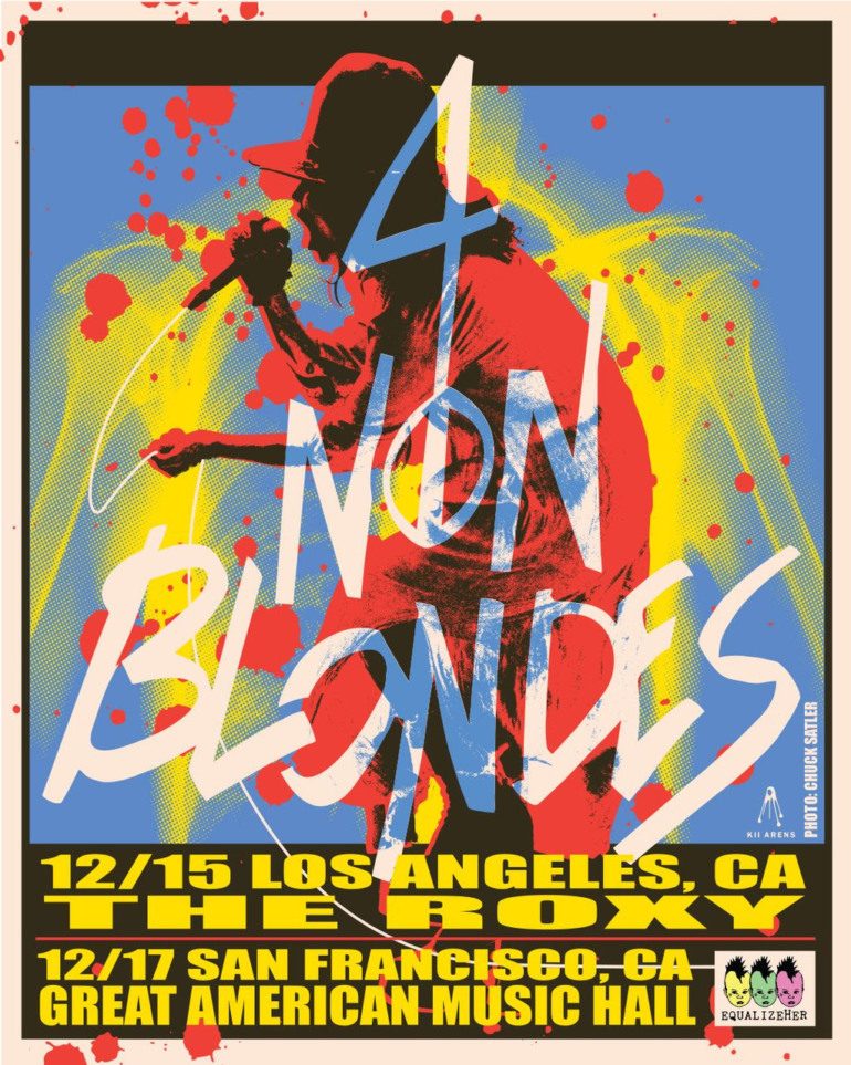 NEW DATE: 4 Non Blondes At The Roxy Theatre On Dec. 16