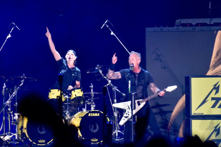 Metallica’s Robert Trujillo and Kirk Hammett Cover “Pull The Plug” by Death in Tampa