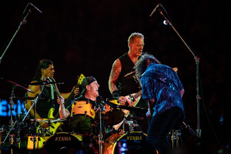 Metallica Joined By Pearl Jam’s Jeff Ament For Performance Of “Hit The Lights” At LA Benefit Show