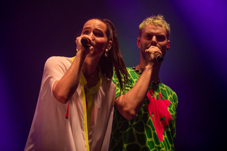 Sofi Tukker At The Torch At LA Coliseum On Nov. 2