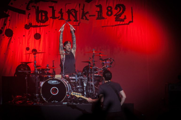 Blink-182’s Travis Barker Plays Manchester Show Despite Bloody Hand Injury