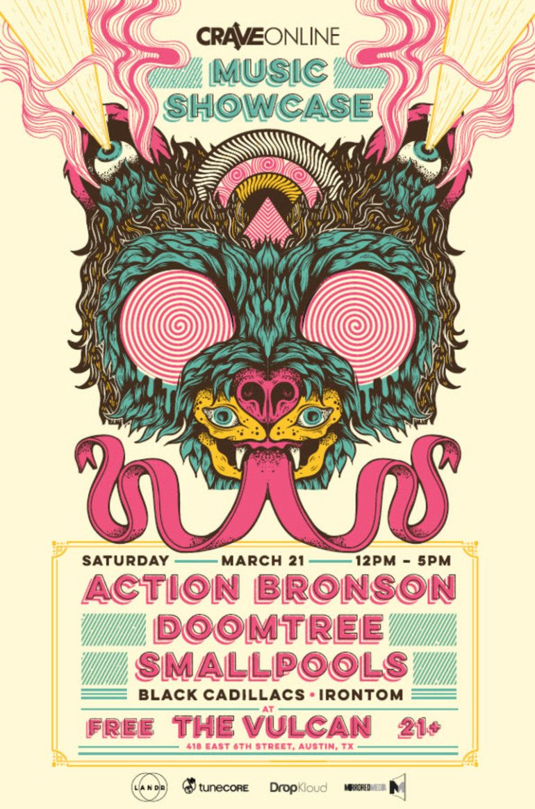 CraveOnline SXSW 2015 Day Party Announced ft Action Bronson and Doomtree