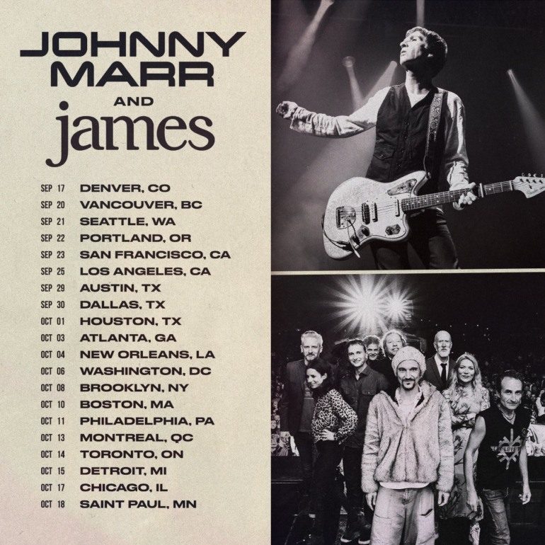 Johnny Marr & James At The Orpheum Theatre On Sept. 25