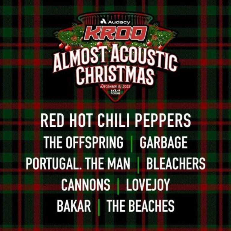 Red Hot Chili Peppers, The Offspring, Garbage & More At KROQ’s Almost Acoustic Christmas On Dec. 9