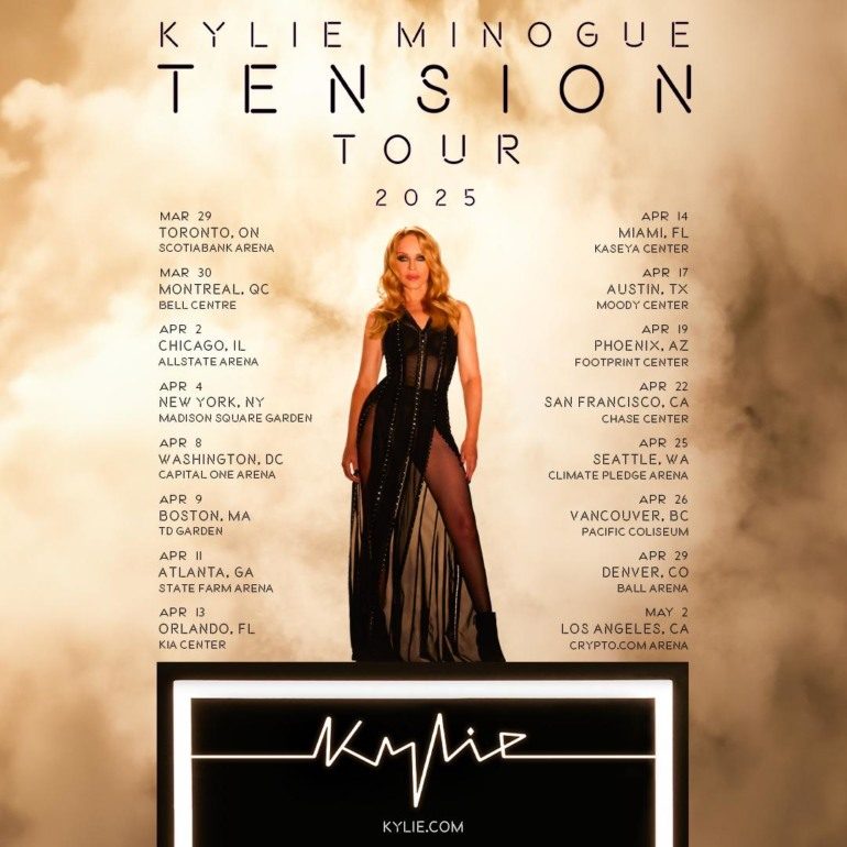 Kylie Minogue At The Crypto.com Arena On May 2, 2025