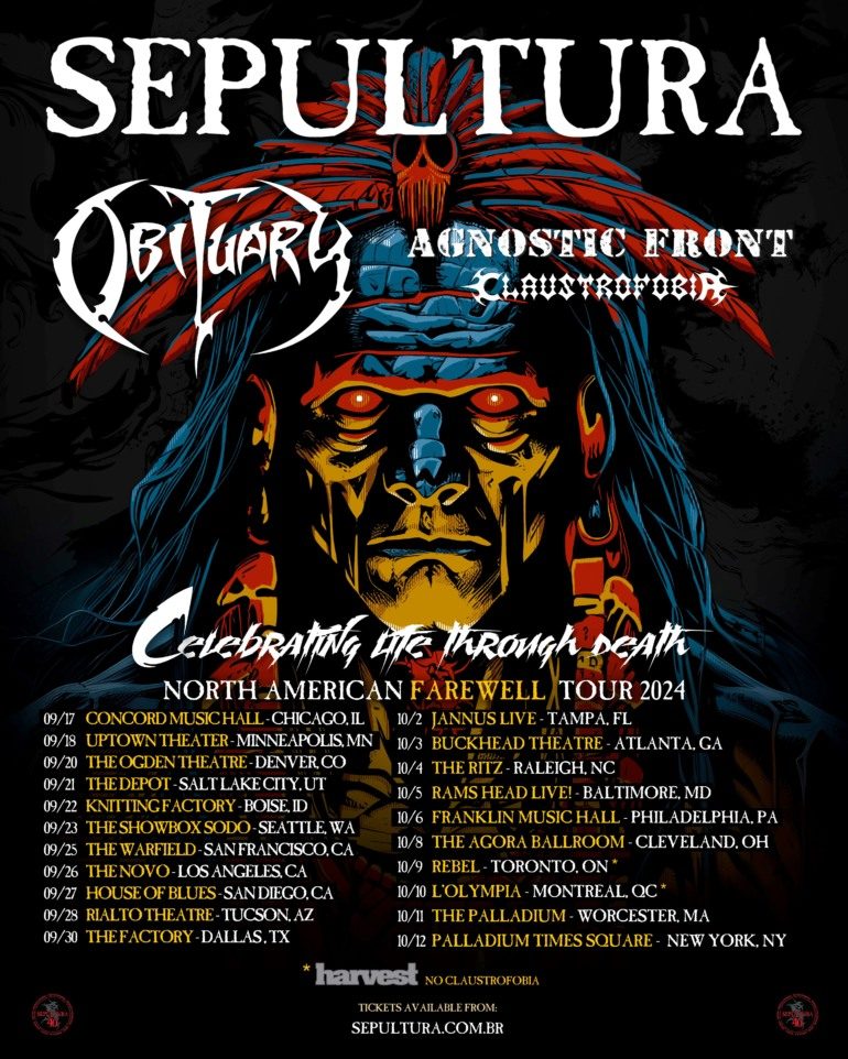 Sepultura At The Novo On Sept. 26