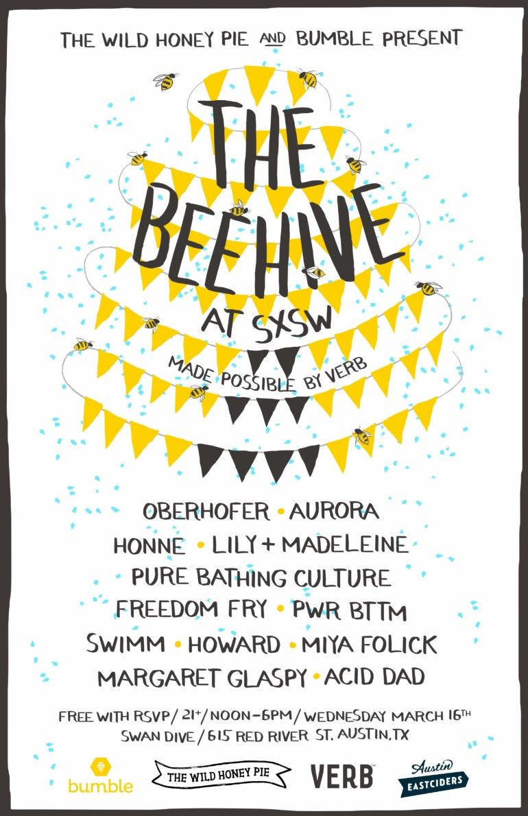 The Beehive SXSW 2016 Day Party Announced